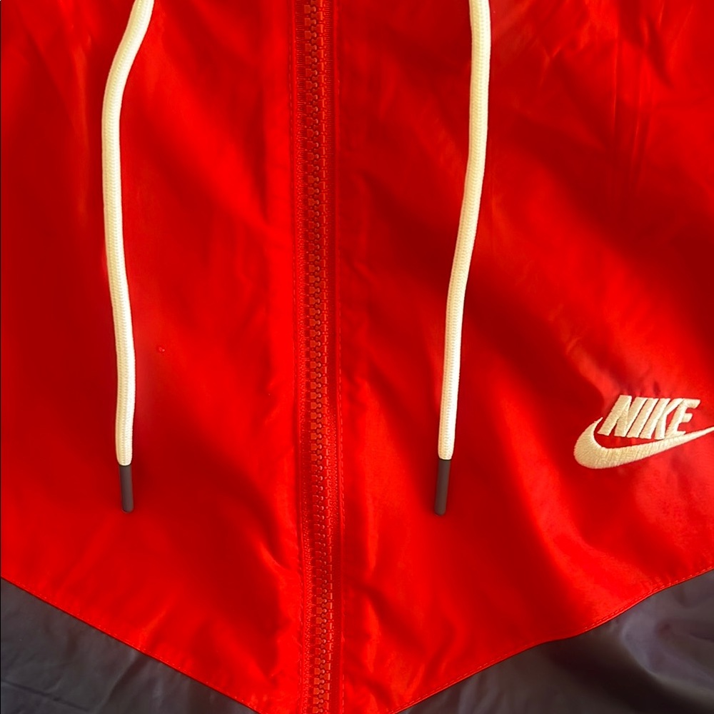 Nike Red and Navy Blue Lightweight Jacket